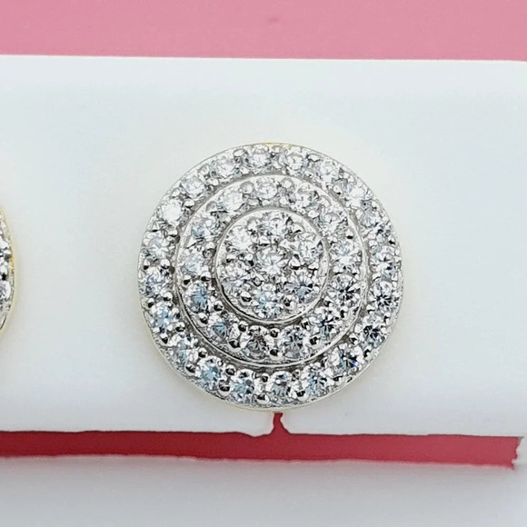 "925 Sterling Silver Cubic Zirconia Earrings, U19254611 - Picture 6 of 10